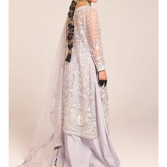 Tena Durrani Elegant Embroidered Sheer suit - Picture 2 of 12
